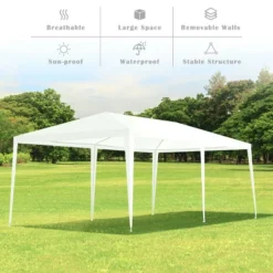 Costway 10'x20'Canopy Pavilion Cater Events Outdoor Party Tent -Sunnydaze Decor Store GUEST 711dee2a 8ed5 47b0 8def 3ab5b6fabf8b