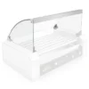 Olde Midway Glass Replacement Cover ONLY For PRO18 Hot Dog 7 Roller Grill Cooker Machine