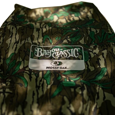 Bayou Classic Outdoor Custom Fit Camo Weatherproof Zippered Cover For Bayou Classic 700-725 2.5 Gallon Freestanding/Tabletop Fryer, Mossy Oak 2 Bayou Classic Outdoor Custom Fit Camo Weatherproof Zippered Cover For Bayou Classic 700-725 2.5 Gallon Freestanding/Tabletop Fryer, Mossy Oak - Image 2