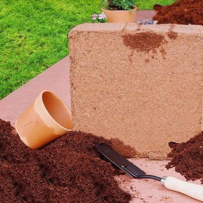 Envelor 10lb Compressed Coco Coir Brick Potting Soil 1 Envelor 10lb Compressed Coco Coir Brick Potting Soil