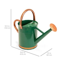 Best Choice Products 1-Gallon Galvanized Steel Watering Can For Gardening W/ O-Ring, Top Handle, Copper Accents 11 Best Choice Products 1-Gallon Galvanized Steel Watering Can For Gardening W/ O-Ring, Top Handle, Copper Accents -Sunnydaze Decor Store GUEST 7494d74d 12a5 4187 86d2 fa5408f50cd3