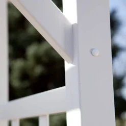 78" Providence Vinyl Arbor - White - Dura-Trel -Sunnydaze Decor Store GUEST 74b9196b 73bd 4aaf adc2 9241c9d2e5b9