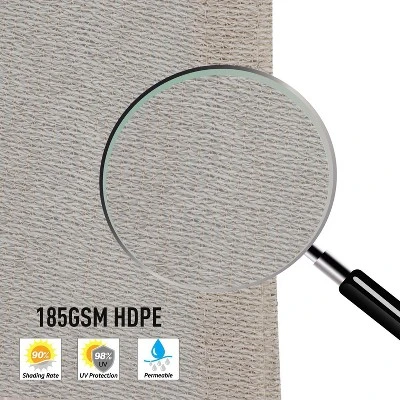 Outsunny 20' X 16' Rectangle Patio Sun Sail Shade Canopy Cloth 3 Outsunny 20' X 16' Rectangle Patio Sun Sail Shade Canopy Cloth - Image 3