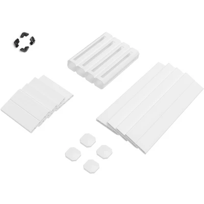 Gardenised White Vinyl Traditional Fence Design Garden Bed Elevated Screwless Raised Planter Box 8 Gardenised White Vinyl Traditional Fence Design Garden Bed Elevated Screwless Raised Planter Box - Image 8