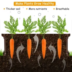 Costway 4 Pcs 48.5'' Raised Garden Bed Square Plant Box Planter Flower Vegetable White 11 Costway 4 Pcs 48.5'' Raised Garden Bed Square Plant Box Planter Flower Vegetable White -Sunnydaze Decor Store GUEST 75cb6682 8ef3 453f b06d 065578649ea6