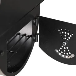 Captiva Designs E02GR006 Offset Charcoal Smoker - Black -Sunnydaze Decor Store GUEST 7643b8d2 c7f5 49d9 8a61 8b5206390882