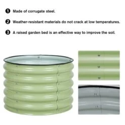 Aoodor Metal Raised Garden Bed Galvanized Outdoor Garden Planter Box Set Of 2 11 Aoodor Metal Raised Garden Bed Galvanized Outdoor Garden Planter Box Set Of 2 -Sunnydaze Decor Store GUEST 76667442 5d8a 4d33 aae9 5dd73099bed4