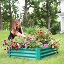Sunnydaze Decor Sunnydaze Raised Powder-Coated Steel Rectangle Garden Bed Kit For Plants, Flowers, Herbs And Vegetables - 47" Wide X 11" Deep 11 Sunnydaze Decor Sunnydaze Raised Powder-Coated Steel Rectangle Garden Bed Kit For Plants, Flowers, Herbs And Vegetables - 47" Wide X 11" Deep -Sunnydaze Decor Store GUEST 7697e4c0 3f67 4b30 96a7 e50b18c13559