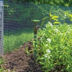 YardGard 4 X 5 Foot Heavy Duty Galvanized Steel 1/4 Inch Square Mesh Design Poultry Netting/Wire Garden Fencing Hardware Cloth, Silver -Sunnydaze Decor Store GUEST 7797f0d6 d587 43c9 8182 deaeda4e0b7b