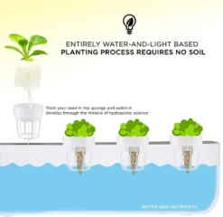 Ivation 11-Pod Indoor Herb Garden, Hydroponic Growing System Kit -Sunnydaze Decor Store GUEST 79772072 525c 4cf4 94e0 876b3201d2f0