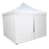 Caravan Canopy V-Series 10 X 10' 2 Straight Leg Sidewall Kit & V-Series II 10 X 10' Entry Level Angled Leg Instant Canopy For Recreational Uses