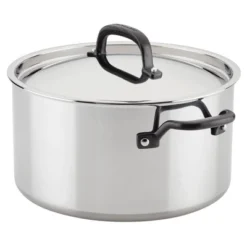 KitchenAid 5-Ply Clad Stainless Steel 8qt Stockpot With Lid 21 KitchenAid 5-Ply Clad Stainless Steel 8qt Stockpot With Lid -Sunnydaze Decor Store GUEST 7a29323d 456f 44bd 9f53 c233ca2fd028