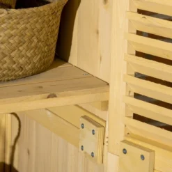 Outsunny 3' X 5' Wooden Garden Storage Shed, Sheds & Outdoor Storage With Asphalt Roof & 2 Large Wood Doors With Lock, Natural 9 Outsunny 3' X 5' Wooden Garden Storage Shed, Sheds & Outdoor Storage With Asphalt Roof & 2 Large Wood Doors With Lock, Natural -Sunnydaze Decor Store GUEST 7b540964 43d8 4e4d 9c18 103f505991f3