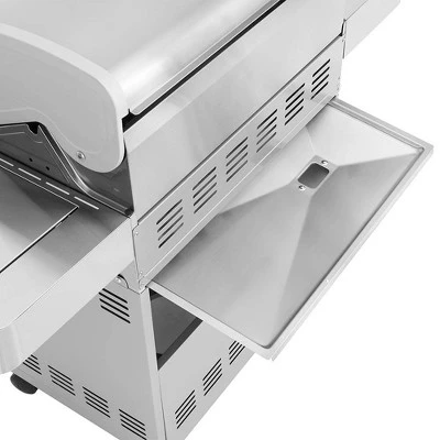 4-Burner Propane Stainless Steel Gas Grill With ClearView Lid Model 41847NG - Monument Grills 10 4-Burner Propane Stainless Steel Gas Grill With ClearView Lid Model 41847NG - Monument Grills - Image 10