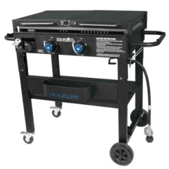 Razor Griddle Portable 2-Burner 30,000 BTU Gas Flattop Grill & Griddle Combo Cart With Foldable Side Shelves, Paper Towel And Condiment Holder, Black 7 Razor Griddle Portable 2-Burner 30,000 BTU Gas Flattop Grill & Griddle Combo Cart With Foldable Side Shelves, Paper Towel And Condiment Holder, Black -Sunnydaze Decor Store GUEST 7be0277e ba5e 4e89 be05 24e54f1667d7