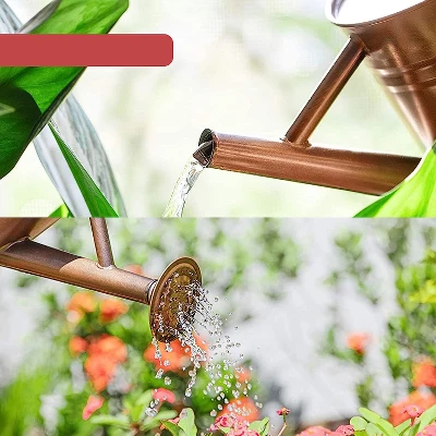 Homarden 81oz Galvanized Copper Watering Can With Removable Spout 3 Homarden 81oz Galvanized Copper Watering Can With Removable Spout - Image 3