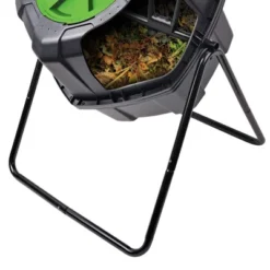 Tumbleweed 110 Liter 29 Gallon Indoor Outdoor Drum Waste Container Bin Garden Compost Tumbler With Stand And Twist Lid, Plastic, Black And Green 7 Tumbleweed 110 Liter 29 Gallon Indoor Outdoor Drum Waste Container Bin Garden Compost Tumbler With Stand And Twist Lid, Plastic, Black And Green -Sunnydaze Decor Store GUEST 7c5f902b 5a06 4558 9ab8 a9af0e7f6cd6