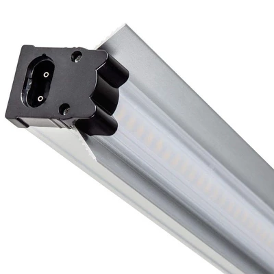 SunBlaster 48" Prism Lens 48W 6400K Full Spectrum LED Strip Light Indoor Greenhouse Plant Grow Lamp With Built-In Reflector & Mounting Clips 2 SunBlaster 48" Prism Lens 48W 6400K Full Spectrum LED Strip Light Indoor Greenhouse Plant Grow Lamp With Built-In Reflector & Mounting Clips - Image 2