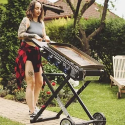 Razor Griddle Portable 3-Burner 30,000 BTU Gas Flattop Grill & Griddle Combo With 25" X 16" Cooking Surface Area, Foldable Cart & Side Shelf, Black 6 Razor Griddle Portable 3-Burner 30,000 BTU Gas Flattop Grill & Griddle Combo With 25" X 16" Cooking Surface Area, Foldable Cart & Side Shelf, Black -Sunnydaze Decor Store GUEST 7d753428 b450 4574 a492 3e94828b51ab