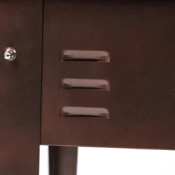 LuxenHome 50" W Brown Metal Rectangular Raised Garden Planter -Sunnydaze Decor Store GUEST 7e3c2d24 9320 49fe b6c7 ff40f3e3f5bd