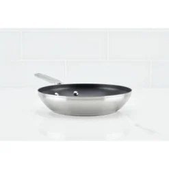 KitchenAid 3-Ply Base Stainless Steel 9.5" Nonstick Frying Pan