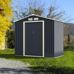 Costway Metal Storage Shed For Garden And Tools W/Sliding Double Lockable Doors 19 Costway Metal Storage Shed For Garden And Tools W/Sliding Double Lockable Doors -Sunnydaze Decor Store GUEST 7f94ebd4 27fa 4b2b 8e7e 4639c73831e5