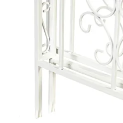 Evergreen Montebello Iron Garden Arbor, White- 53 X 84 X 23 Inches Fade And Weather Resistant Outdoor Decor 14 Evergreen Montebello Iron Garden Arbor, White- 53 X 84 X 23 Inches Fade And Weather Resistant Outdoor Decor -Sunnydaze Decor Store GUEST 81d1038c c8c1 4bf6 9d03 2d11df417439