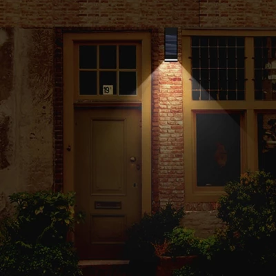 LED Solar Single Direction Solar Outdoor Wall Light - Techko Maid 9 LED Solar Single Direction Solar Outdoor Wall Light - Techko Maid - Image 9