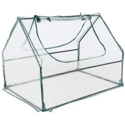Sunnydaze Decor Sunnydaze Mini Greenhouse With 2 Zippered Side Doors - Clear 15 Sunnydaze Decor Sunnydaze Mini Greenhouse With 2 Zippered Side Doors - Clear -Sunnydaze Decor Store GUEST 82a8260f 55c2 45ef aa03 6af85ea80e39