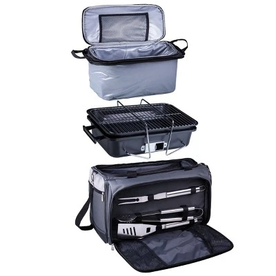 Picnic Time Buccaneer Charcoal Grill/ Cooler/ 3 Pc Tools Model 750-00-175 2 Picnic Time Buccaneer Charcoal Grill/ Cooler/ 3 Pc Tools Model 750-00-175 - Image 2
