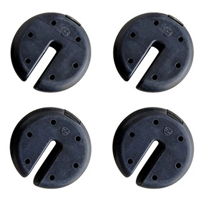 Z-Shade 10 X 10 Ft Horizon Angled Leg Instant Shade Canopy Shelter, Blue & Durable Plastic Circular 5 Pound Canopy Tent Leg Weight Plates, Set Of 4 4 Z-Shade 10 X 10 Ft Horizon Angled Leg Instant Shade Canopy Shelter, Blue & Durable Plastic Circular 5 Pound Canopy Tent Leg Weight Plates, Set Of 4 - Image 4