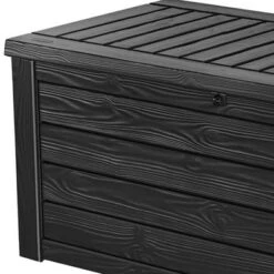 Keter Westwood Outdoor Resin 150 Gallon Deck Storage Box Organizer For Patio Furniture, Pool Toys And Yard Tools With Bench, Dark Gray (2 Pack) -Sunnydaze Decor Store GUEST 86ab7b04 2606 4bc6 b470 dd08d419845f