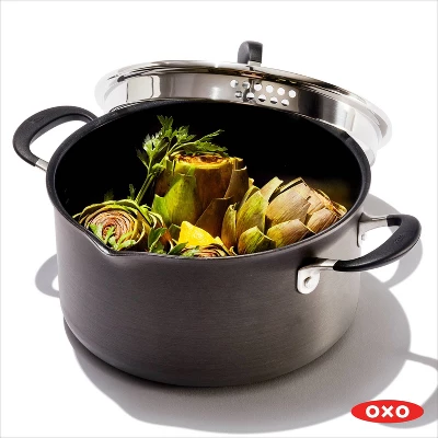 OXO 6qt Non-Stick Stock Pot Black 5 OXO 6qt Non-Stick Stock Pot Black - Image 5