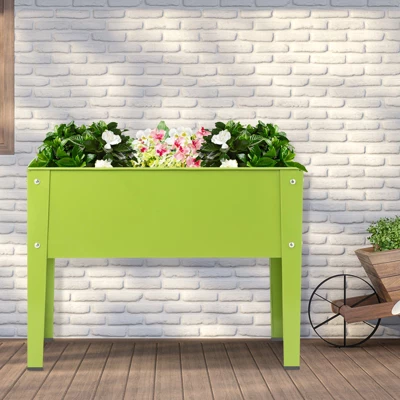 Tangkula Outdoor Elevated Garden Plant Stand Raised Garden Bed With Legs For Indoor And Outdoor Use 25" X13" X 18.0" 1 Tangkula Outdoor Elevated Garden Plant Stand Raised Garden Bed With Legs For Indoor And Outdoor Use 25" X13" X 18.0"