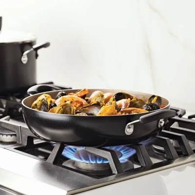 Farberware Smart Control 11.25" Covered Everything Pan With 2 Side Handles Black 2 Farberware Smart Control 11.25" Covered Everything Pan With 2 Side Handles Black - Image 2