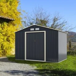 Costway Metal Storage Shed For Garden And Tools W/Sliding Double Lockable Doors 20 Costway Metal Storage Shed For Garden And Tools W/Sliding Double Lockable Doors -Sunnydaze Decor Store GUEST 8921593c 290a 4668 8e43 1071f70e331c