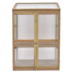 Costway Garden Portable Wooden GreenHouse Cold Frame Raised Plants Shelves Protection -Sunnydaze Decor Store GUEST 8a40c89d 1b47 4afa ae7f 698d35c74ec1