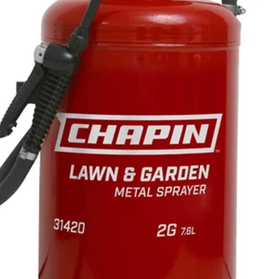 Chapin 2-Gallon Tri-Poxy Steel Tank Handheld Liquid Sprayer For Lawn & Garden With Lock-On, Adjustable Nozzle, & 4" Wide Funnel-Mouth Opening 2 Chapin 2-Gallon Tri-Poxy Steel Tank Handheld Liquid Sprayer For Lawn & Garden With Lock-On, Adjustable Nozzle, & 4" Wide Funnel-Mouth Opening - Image 2