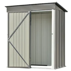 Patio 5ft X 3ft Garden Shed, Metal Lean-to Storage Shed With Lockable Door-ModernLuxe 15 Patio 5ft X 3ft Garden Shed, Metal Lean-to Storage Shed With Lockable Door-ModernLuxe -Sunnydaze Decor Store GUEST 8a9dac8f 5cc0 4d87 8e2a 415e5069f4b7