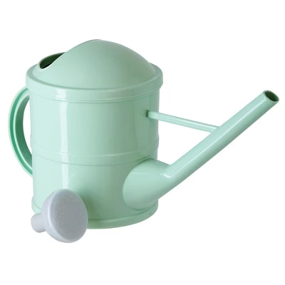 Farmlyn Creek Small Mint Green Plastic Watering Can With Long Spout Sprinkler Head For Garden, Indoor And Outdoor Plants, Flowers, 0.4 Gallon 7 Farmlyn Creek Small Mint Green Plastic Watering Can With Long Spout Sprinkler Head For Garden, Indoor And Outdoor Plants, Flowers, 0.4 Gallon - Image 7
