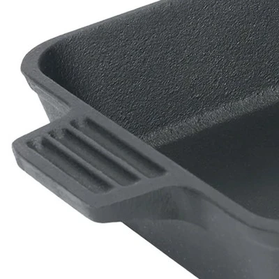 Bayou Classic 7472 8" X 8" X 2" Square Pre-Seasoned Cast Iron Cake Baking Pan, Oven And Broiler Compatible Casserole Bakeware Dish, Black 2 Bayou Classic 7472 8" X 8" X 2" Square Pre-Seasoned Cast Iron Cake Baking Pan, Oven And Broiler Compatible Casserole Bakeware Dish, Black - Image 2