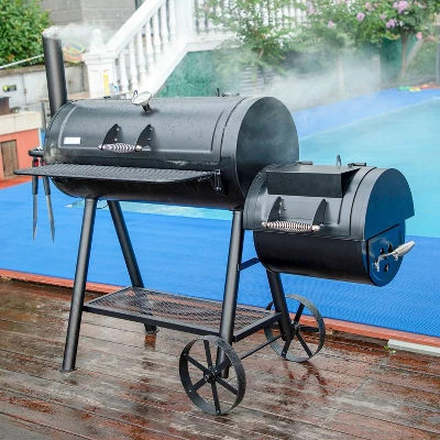 Captiva Designs E02GR016 16" Offset Charcoal Smoke - Black 12 Captiva Designs E02GR016 16" Offset Charcoal Smoke - Black - Image 12