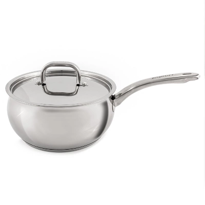 BergHOFF Belly Shape 18/10 Stainless Steel Sauce Pan With Stainless Steel Lid 5 BergHOFF Belly Shape 18/10 Stainless Steel Sauce Pan With Stainless Steel Lid - Image 5