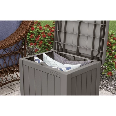 22gal Storage Seat Resin Deck Box - Suncast 1 22gal Storage Seat Resin Deck Box - Suncast