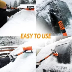 Zone Tech Ice Scraper And Extendable Brush 360° Snow Brush Head For Car Windshield Flexible Arm Ice Scraper Tool Snow Removal -Sunnydaze Decor Store GUEST 8e9efe41 e8cc 4f5a ae11 b3162e82df4f