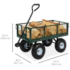 Best Choice Products Heavy-Duty Steel Garden Wagon Lawn Utility Cart W/ 400lb Capacity, Removable Sides, Handle 13 Best Choice Products Heavy-Duty Steel Garden Wagon Lawn Utility Cart W/ 400lb Capacity, Removable Sides, Handle -Sunnydaze Decor Store GUEST 8f3f5b90 73b8 49ed 95a3 40a223b4f47c