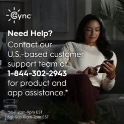 GE Cync Dynamic Effect 10pk Novelty Tile Lights -Sunnydaze Decor Store GUEST 9056c685 b4c9 4250 8e5f f6071afe10ad