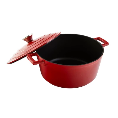 IMUSA 5qt Cast Aluminum Dutch Oven - Red 1 IMUSA 5qt Cast Aluminum Dutch Oven - Red