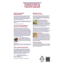 Coast Of Maine OMRI Listed Tomato And Vegetable Plant Potting Soil Compost Blend For Container Gardens And Flower Pots, 20 Quart Bag 7 Coast Of Maine OMRI Listed Tomato And Vegetable Plant Potting Soil Compost Blend For Container Gardens And Flower Pots, 20 Quart Bag -Sunnydaze Decor Store GUEST 91aba626 f905 4f97 893a 20824e7f037b