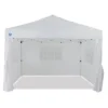 Z-Shade Venture 12 X 10 Foot Outdoor Pop Up Canopy Tent With Light Filtering Side Panels And A 4 Pack Of Z-Shade Wrap Around Leg Weight Bags, White